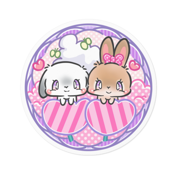 ステッカー - 100 x 100 (mm)