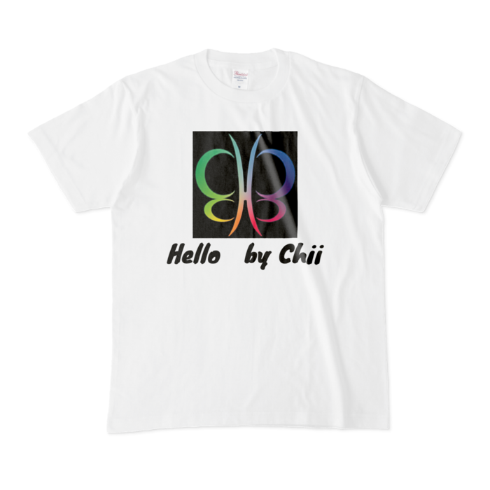 Tシャツ - M - レインボー蝶