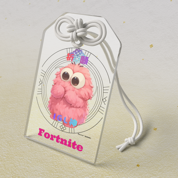 アクリルお守り - 50 × 80mm