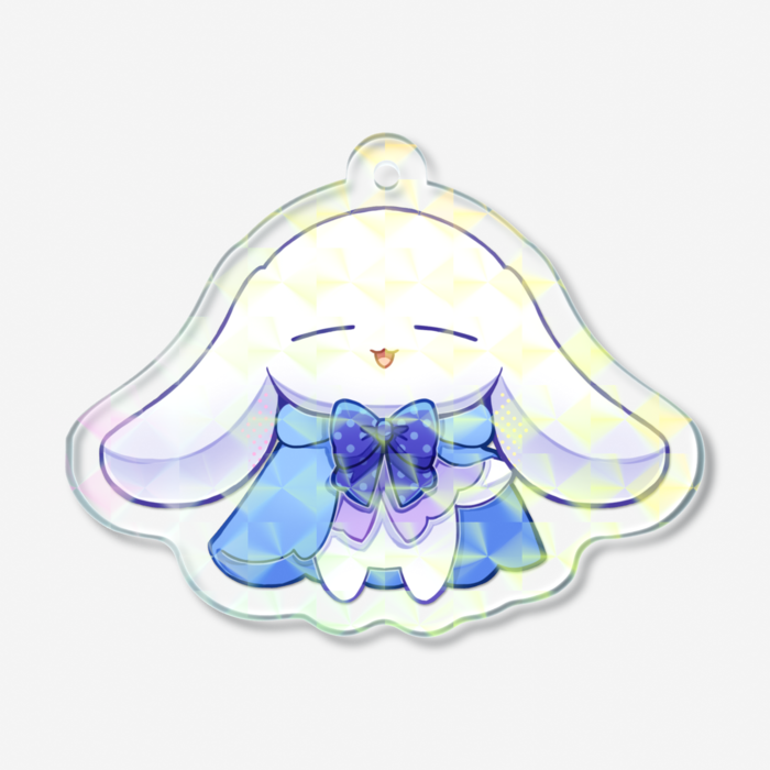 ホログラムアクリルキーホルダー - 50 × 50mm