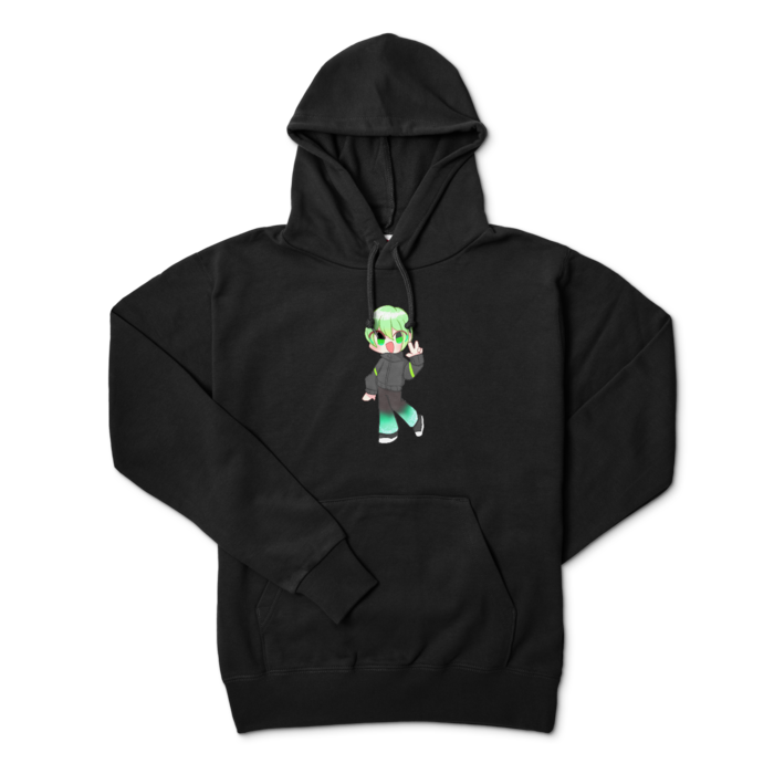 ハピネスパーカー - L - ブラック