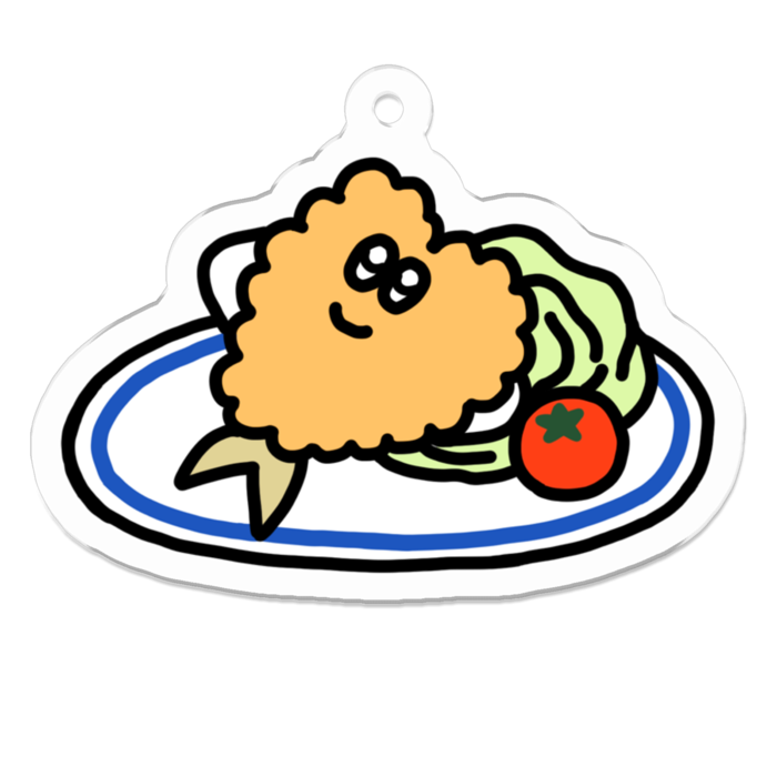 アクリルキーホルダー - 50 x 50 (mm)