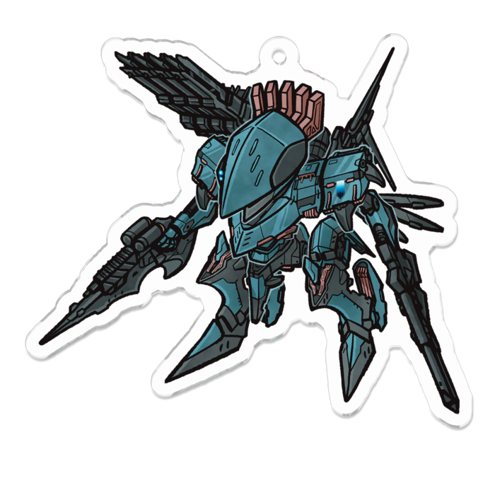 アクリルキーホルダー - 70 x 70 (mm)