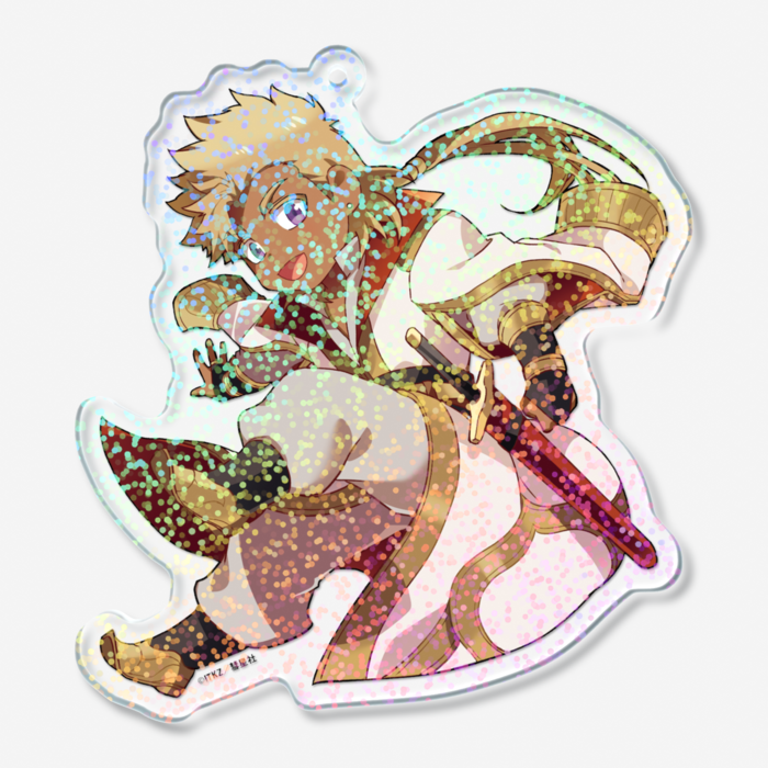 カイウスverホログラムアクリルキーホルダー - 70 × 70mm