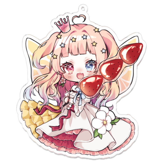 アクリルキーホルダー（コーティング） - 100 x 100 (mm)