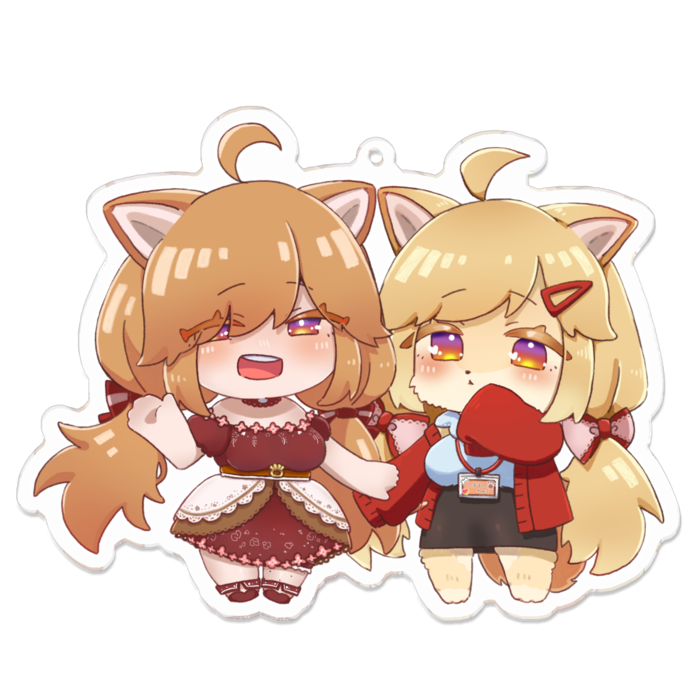 アクリルキーホルダー - 100 x 100 (mm)