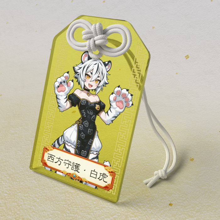 アクリルお守り - 50 × 80mm