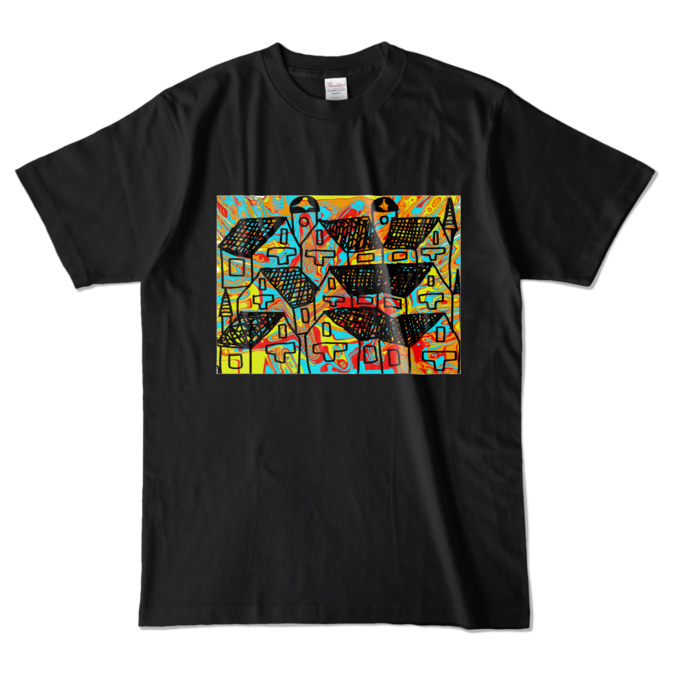 カラーTシャツ - L - ブラック (濃色)