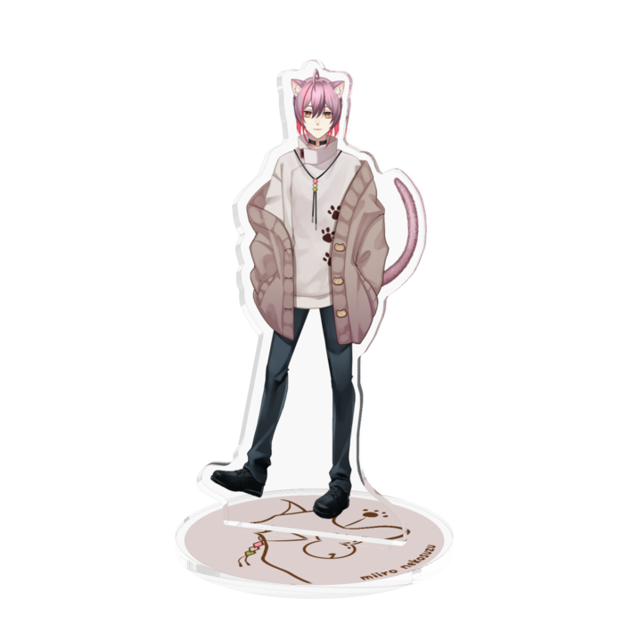 アクリルフィギュア - 100x100mm 帽子無しB