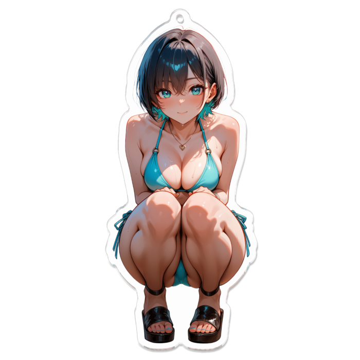アクリルキーホルダー - 100 x 100 (mm)