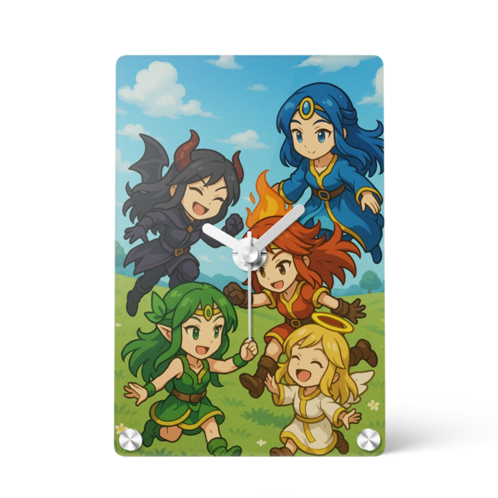 アクリル時計 - 100x148mm