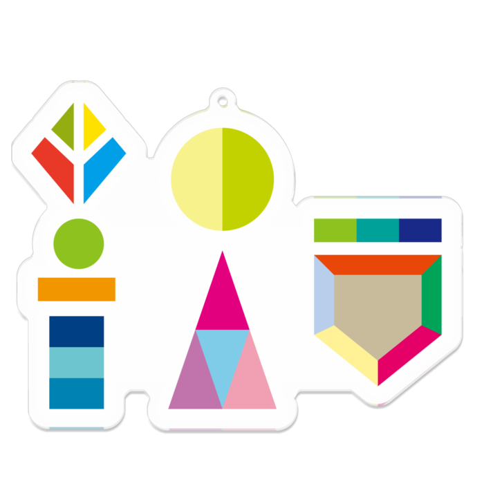 アクリルキーホルダー - 100 x 100 (mm)