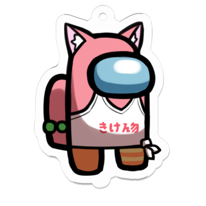 アクリルキーホルダー - 50 x 50 (mm)