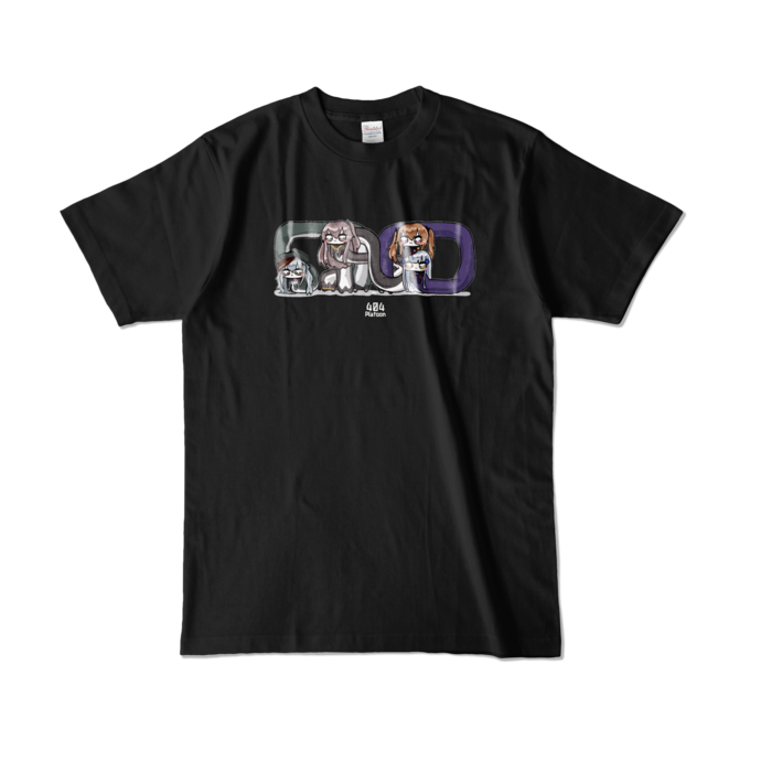 カラーTシャツ - L - ブラック