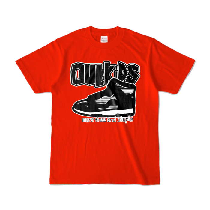 カラーTシャツ - S - レッド (濃色)