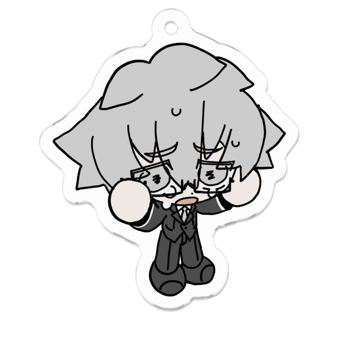 アクリルキーホルダー - 50 x 50 (mm)