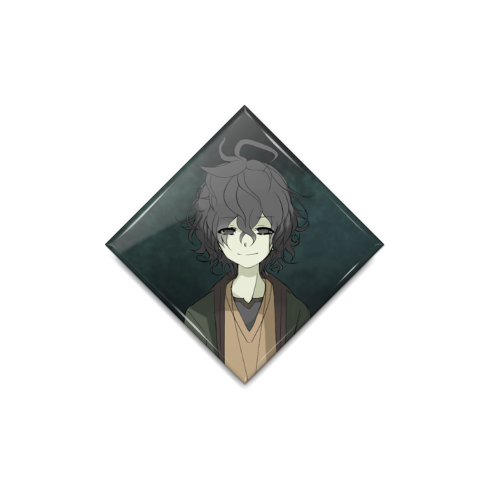 缶バッジ - ひし形40mm