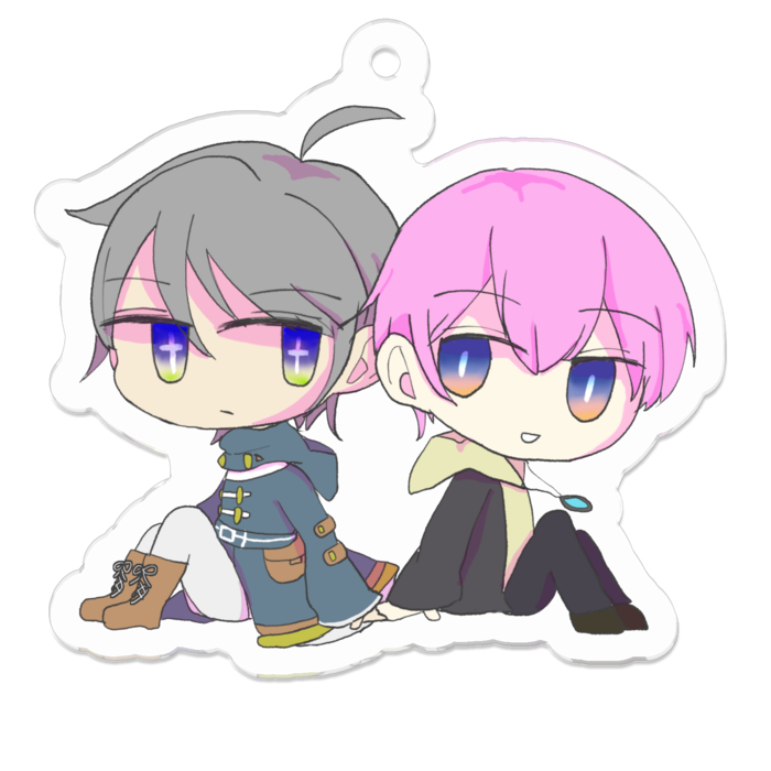 アクリルキーホルダー - 50 x 50 (mm)