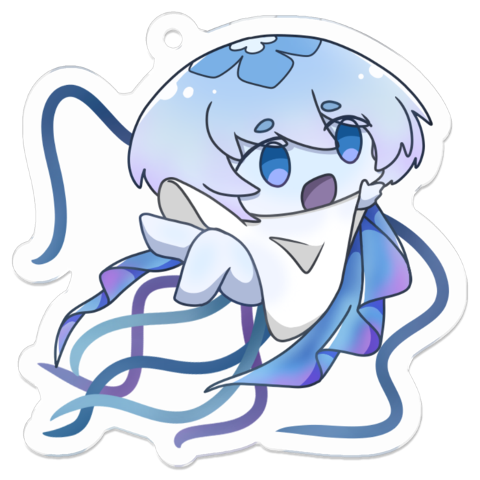 アクリルキーホルダー（コーティング） - 50 x 50 (mm)