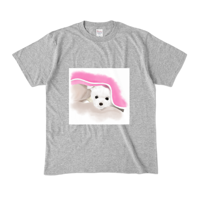 カラーTシャツ - M - 杢グレー (濃色)