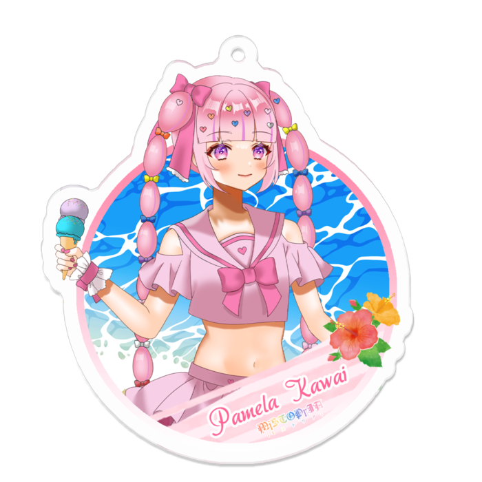 アクリルキーホルダー - 70 x 70 (mm)