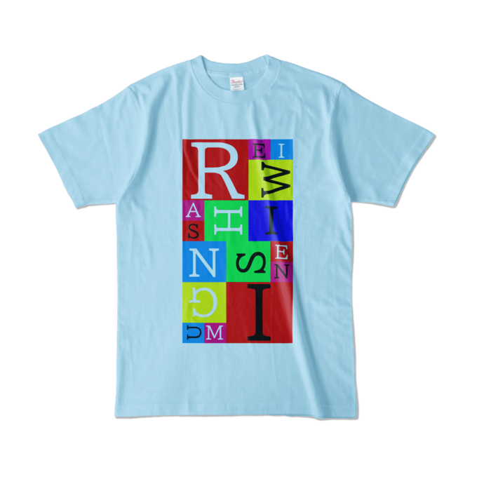 カラーTシャツ - L - ライトブルー (淡色)