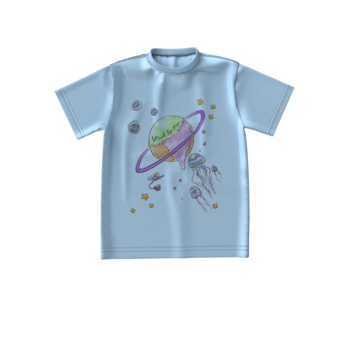 ビッグシルエットTシャツ - S - 両面