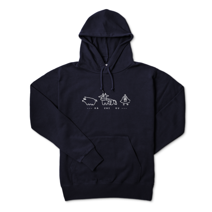 パーカー - L - ネイビー