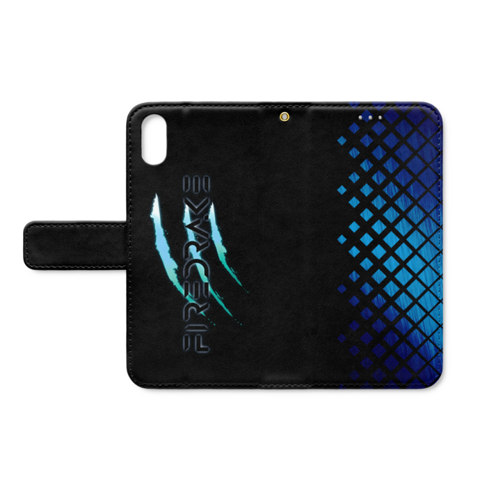 【ブラック×ブルー】iPhone XS / X