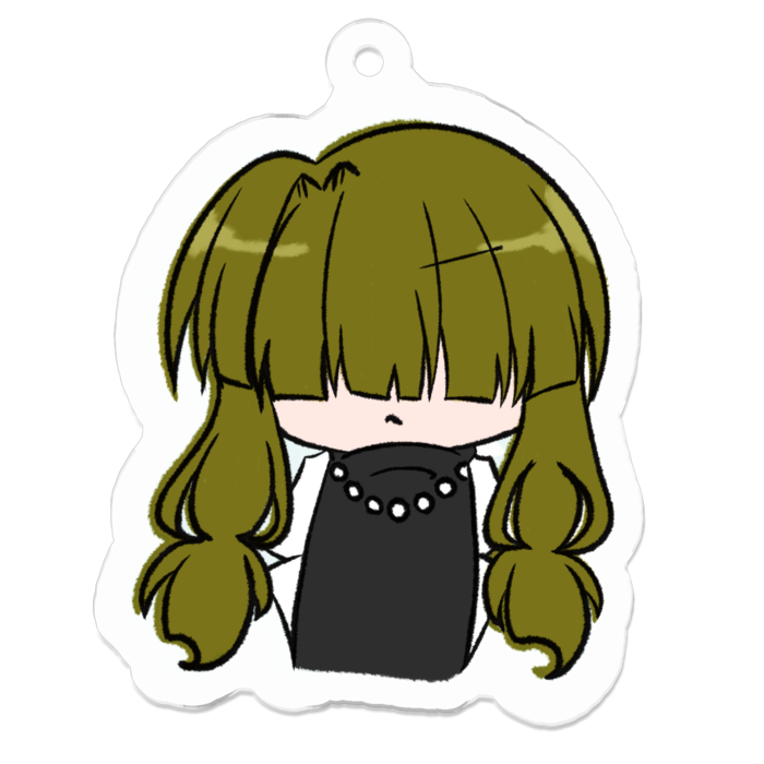 アクリルキーホルダー(コーティング) - 50 x 50 (mm)
