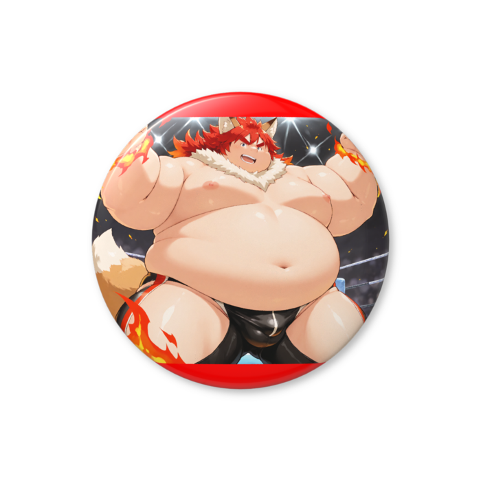 【缶バッジ(バリュー)】赤井さん(狐A) 32mm
