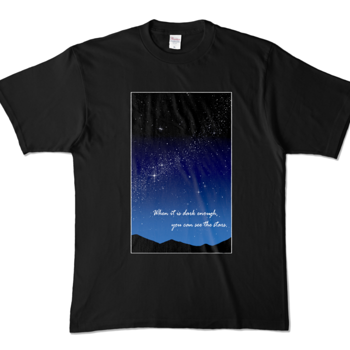 カラーTシャツ - XL - ブラック (濃色)