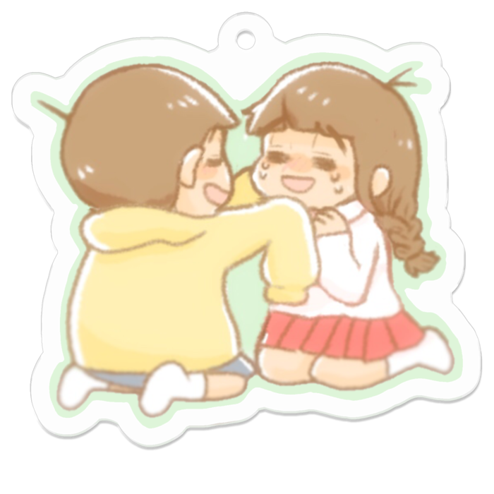 アクリルキーホルダー - 50 x 50 (mm)