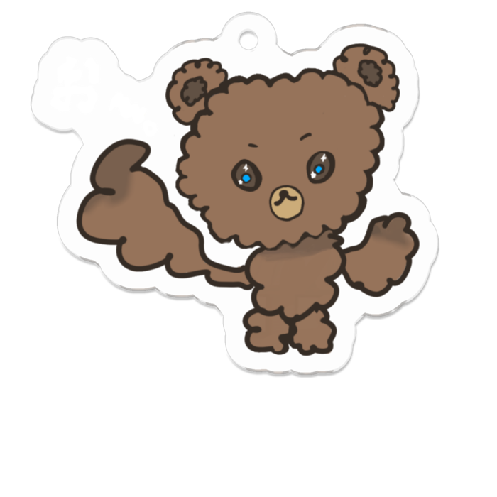 アクリルキーホルダー - 50 x 50 (mm)