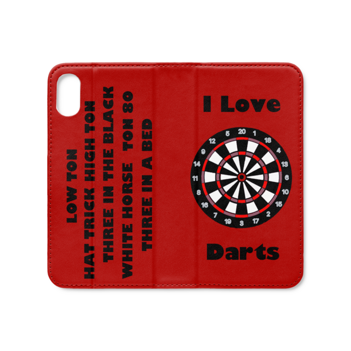 手帳型iPhoneケース（ベルトなし） - iPhone XS / X - ストラップ穴 なし