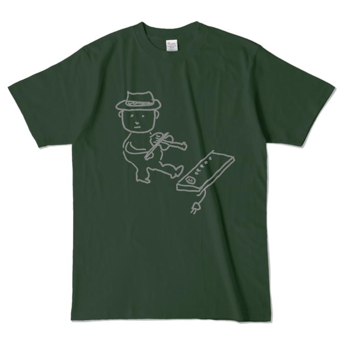 Tシャツ - L - フォレスト (濃色)-キャラ大