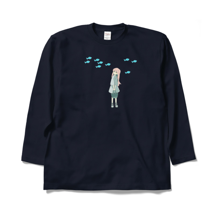 ロングスリーブTシャツ - XL - ネイビー
