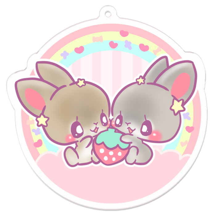 アクリルキーホルダー - 70 x 70 (mm)