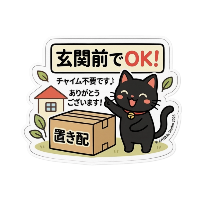 ステッカー - 160 x 160 (mm)