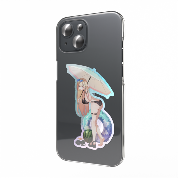 オーロラスマホステッカー - 縦