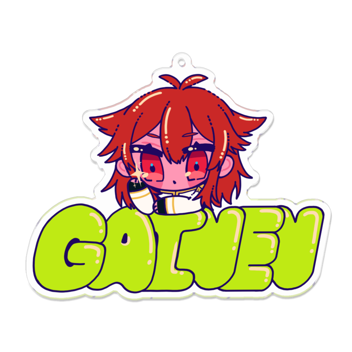 アクリルキーホルダー - 100 x 100 (mm)