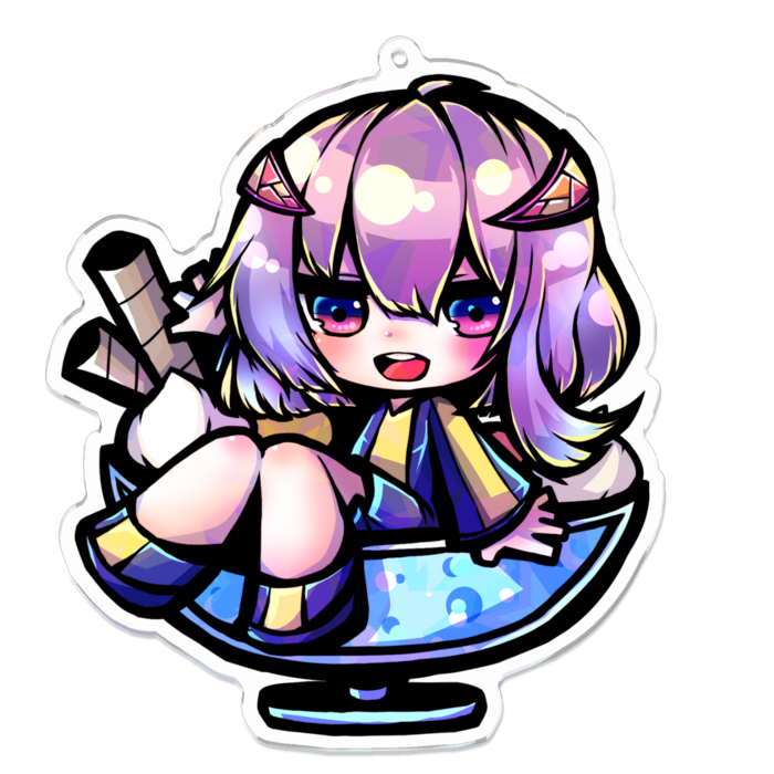 アクリルキーホルダー - 100 x 100 (mm)