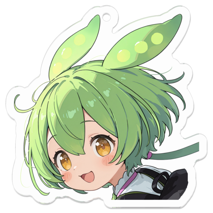 アクリルキーホルダー（コーティング） - 50 x 50 (mm)