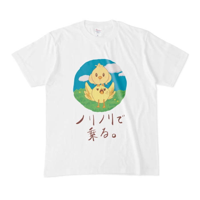 Tシャツ - M - 白 - ヒヨコ