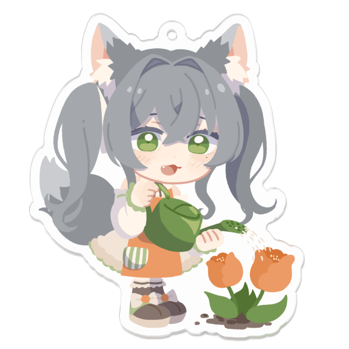 A-アクリルキーホルダー - 70 x 70 (mm)