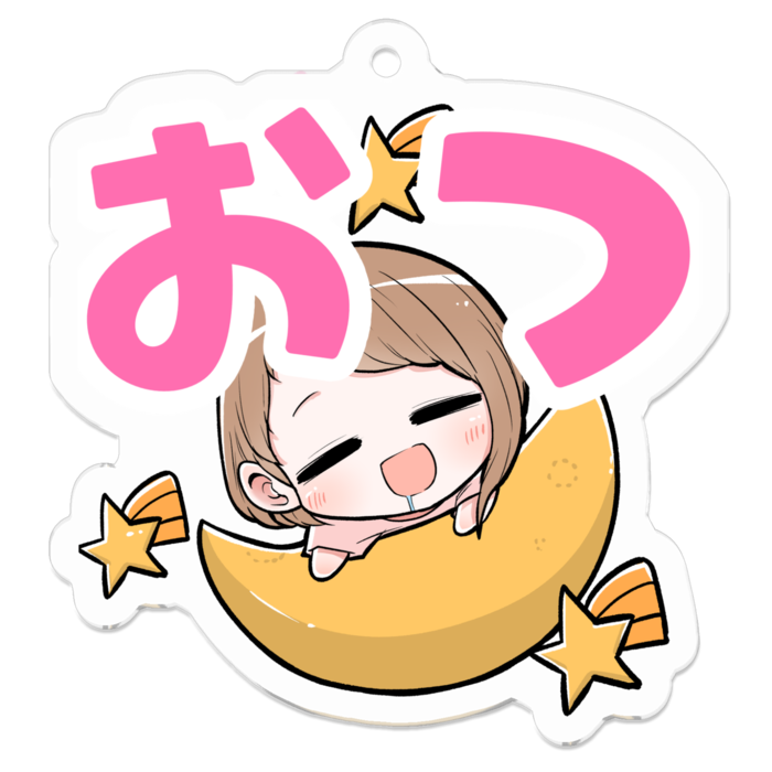 アクリルキーホルダー - 50 x 50 (mm)
