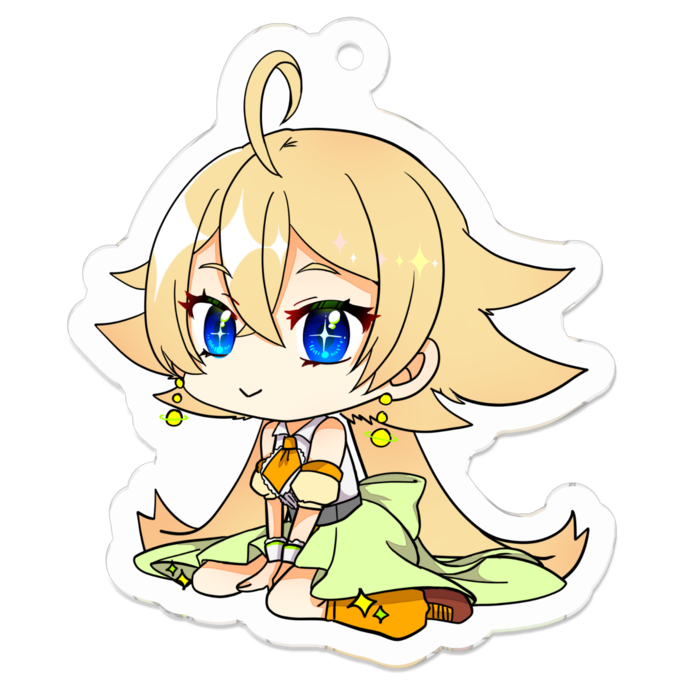 アクリルキーホルダー - 50 x 50 (mm)