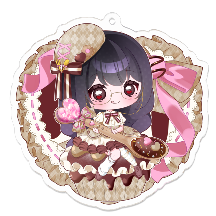 アクリルキーホルダー - 70 x 70 (mm)