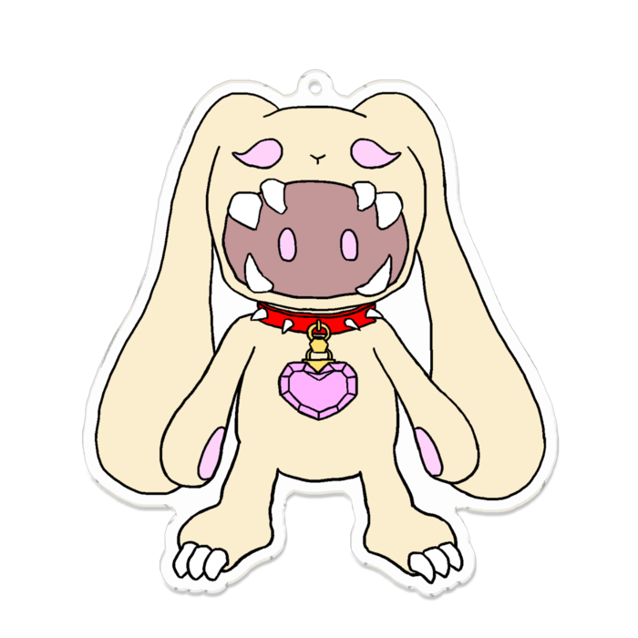 アクリルキーホルダー（コーティング） - 100 x 100 (mm)