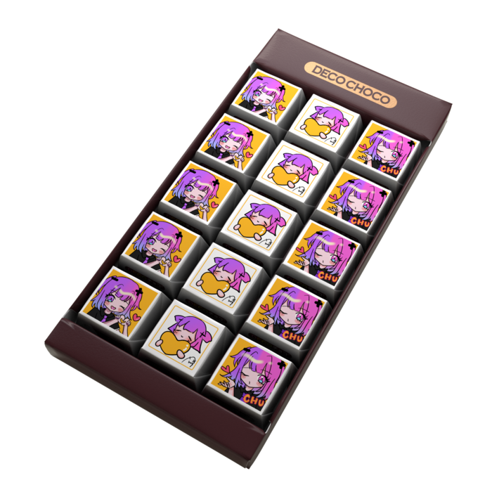 DECOチョコ - 列ごとにデザイン